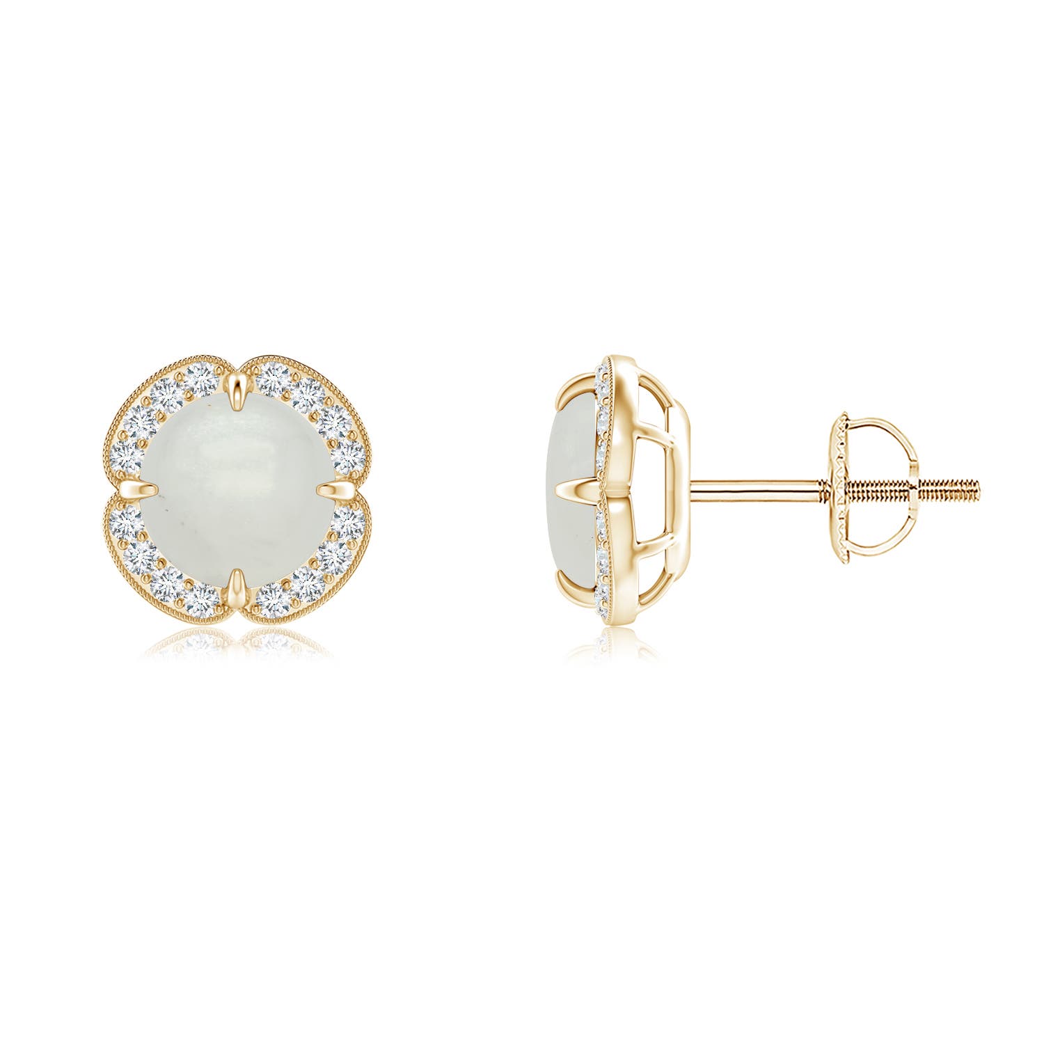 A - Moonstone / 1.79 CT / 14 KT Yellow Gold