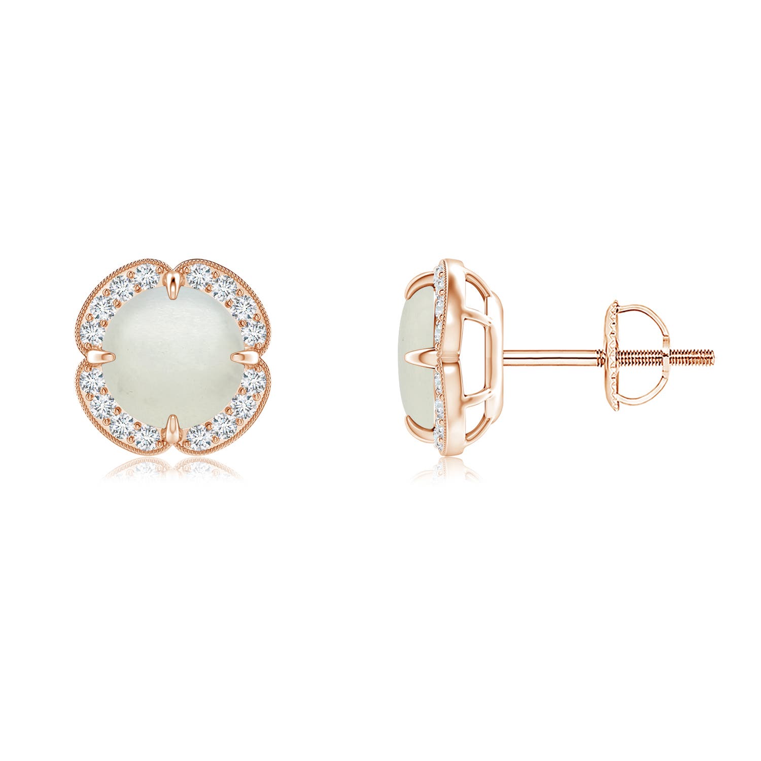 AA - Moonstone / 1.79 CT / 14 KT Rose Gold