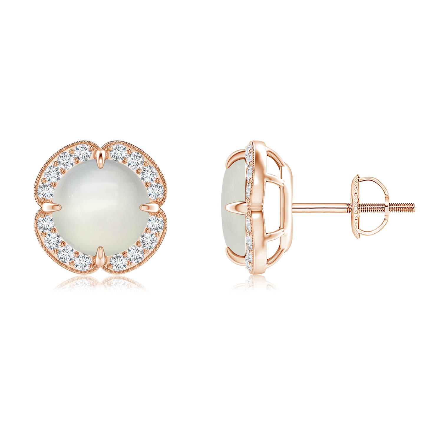 AAA - Moonstone / 2.76 CT / 14 KT Rose Gold