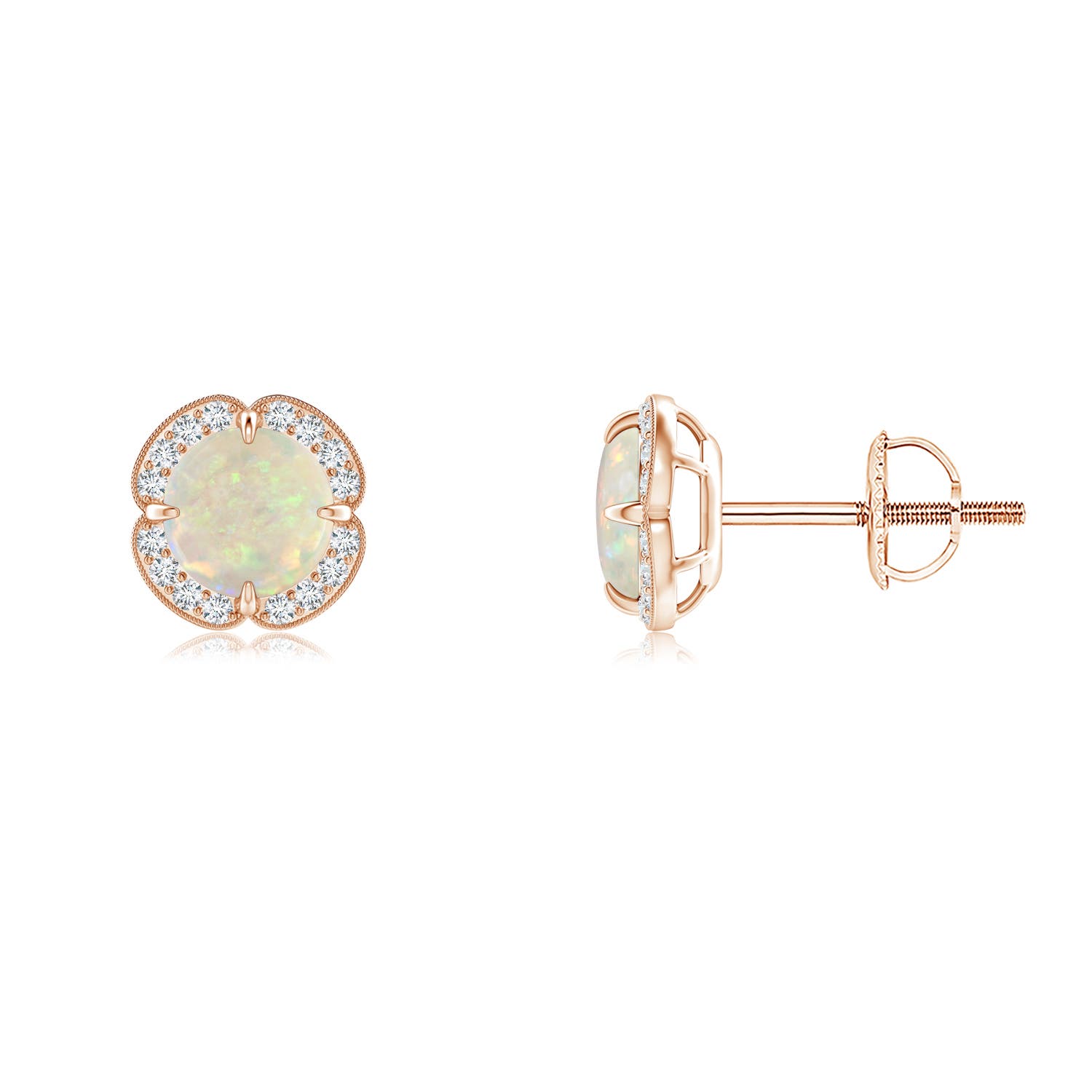 AAA - Opal / 0.76 CT / 14 KT Rose Gold