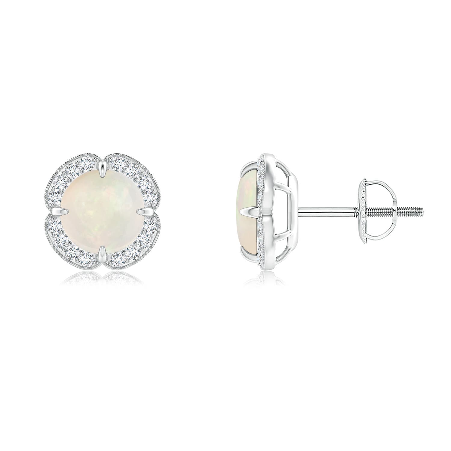 A - Opal / 1.19 CT / 14 KT White Gold