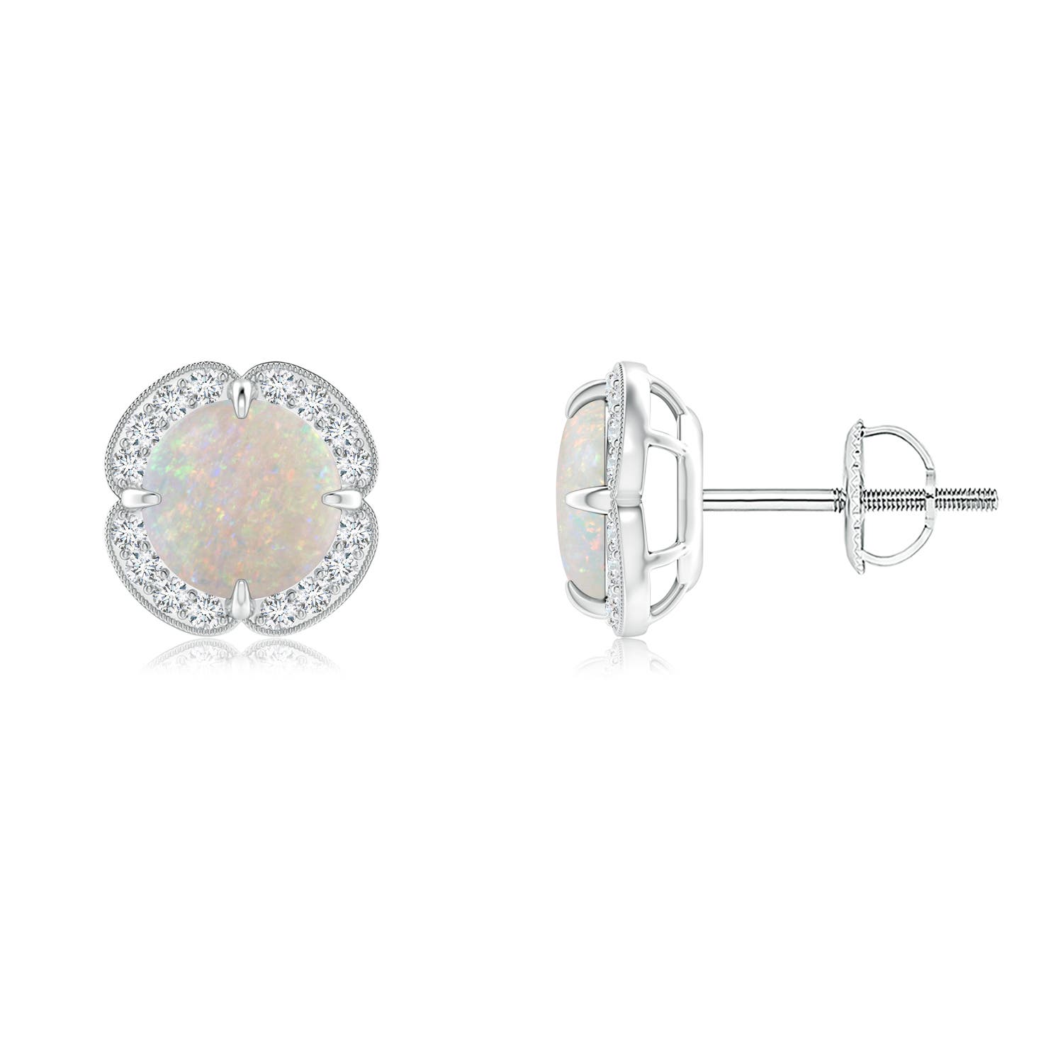 AA - Opal / 1.19 CT / 14 KT White Gold