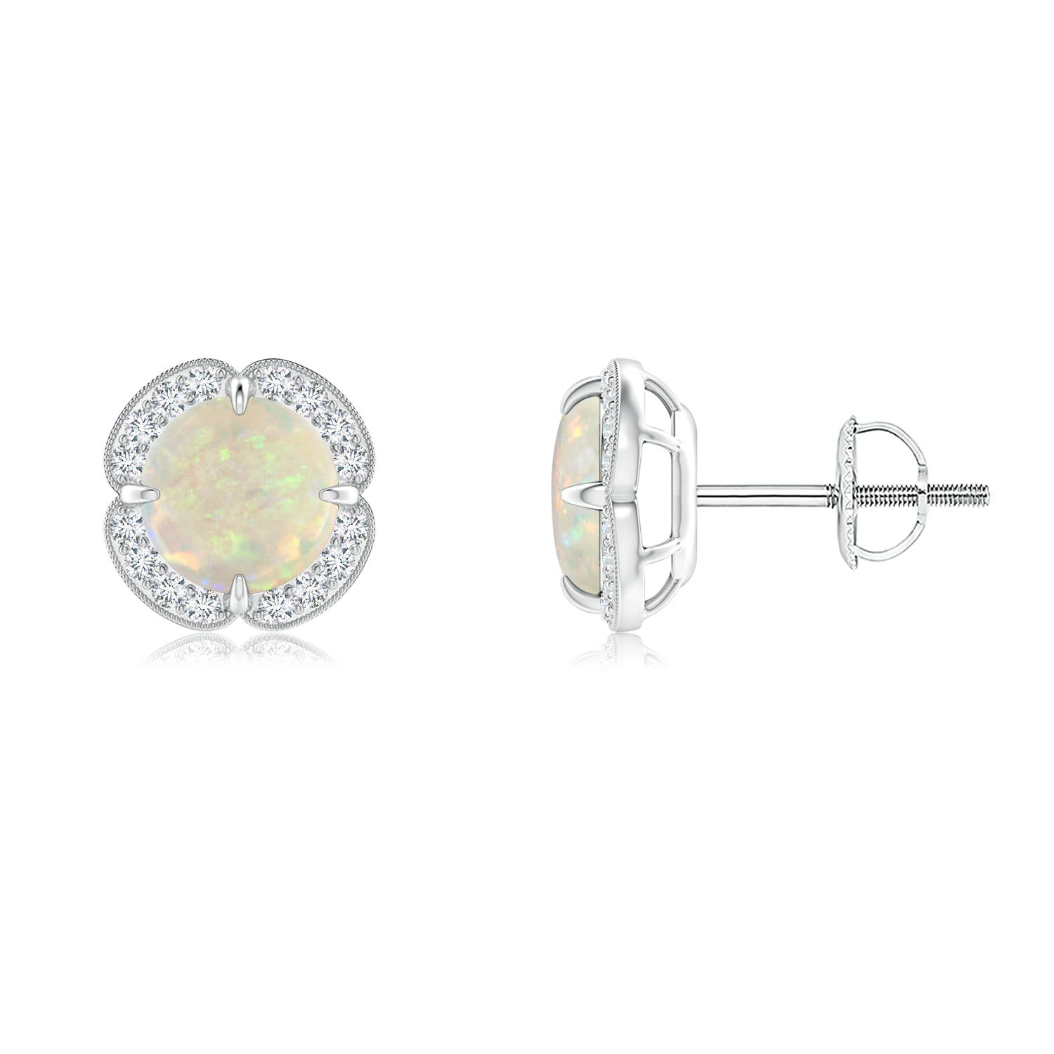 AAA - Opal / 1.19 CT / 14 KT White Gold