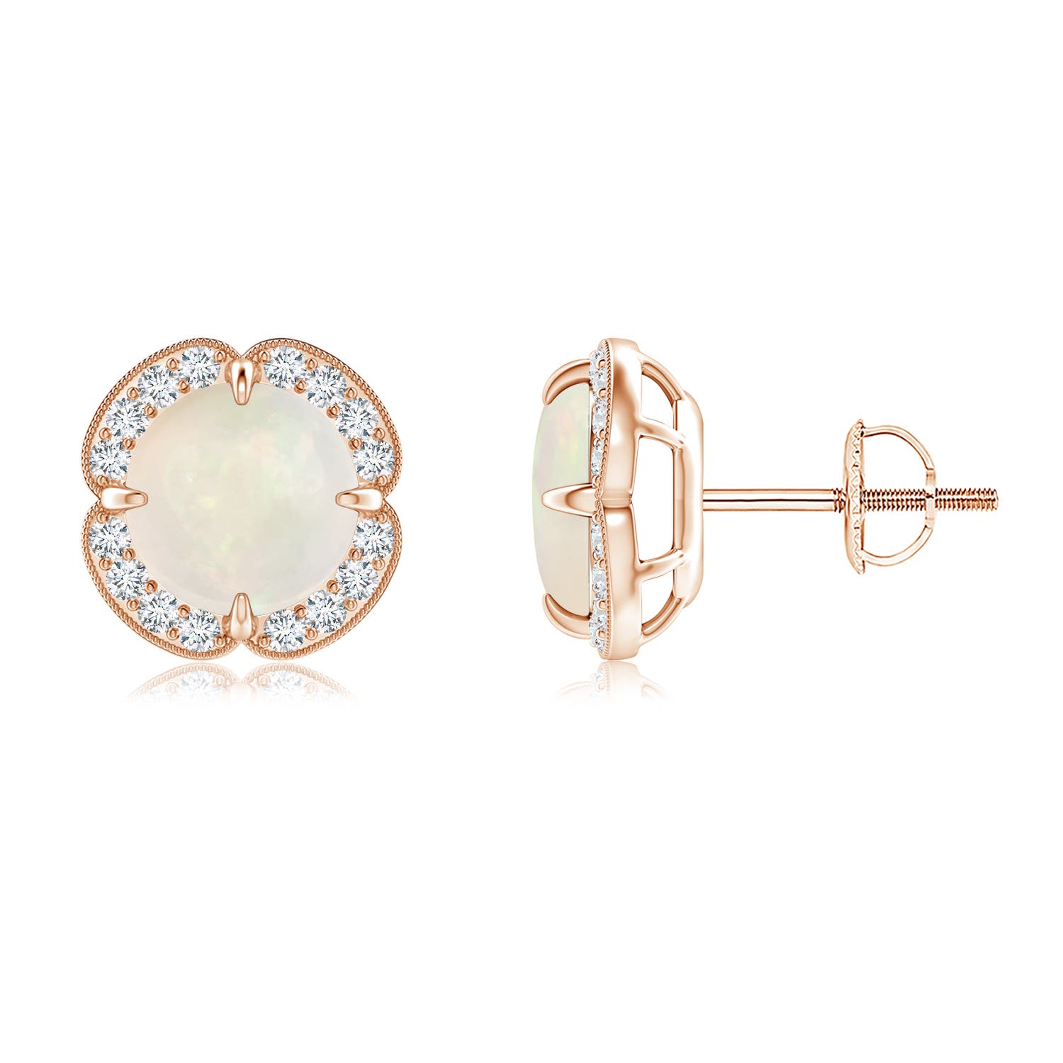 A - Opal / 1.76 CT / 14 KT Rose Gold