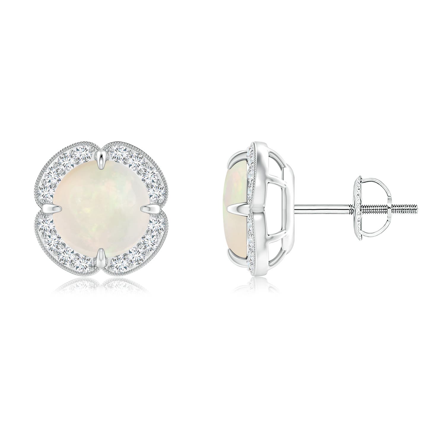 A - Opal / 1.76 CT / 14 KT White Gold