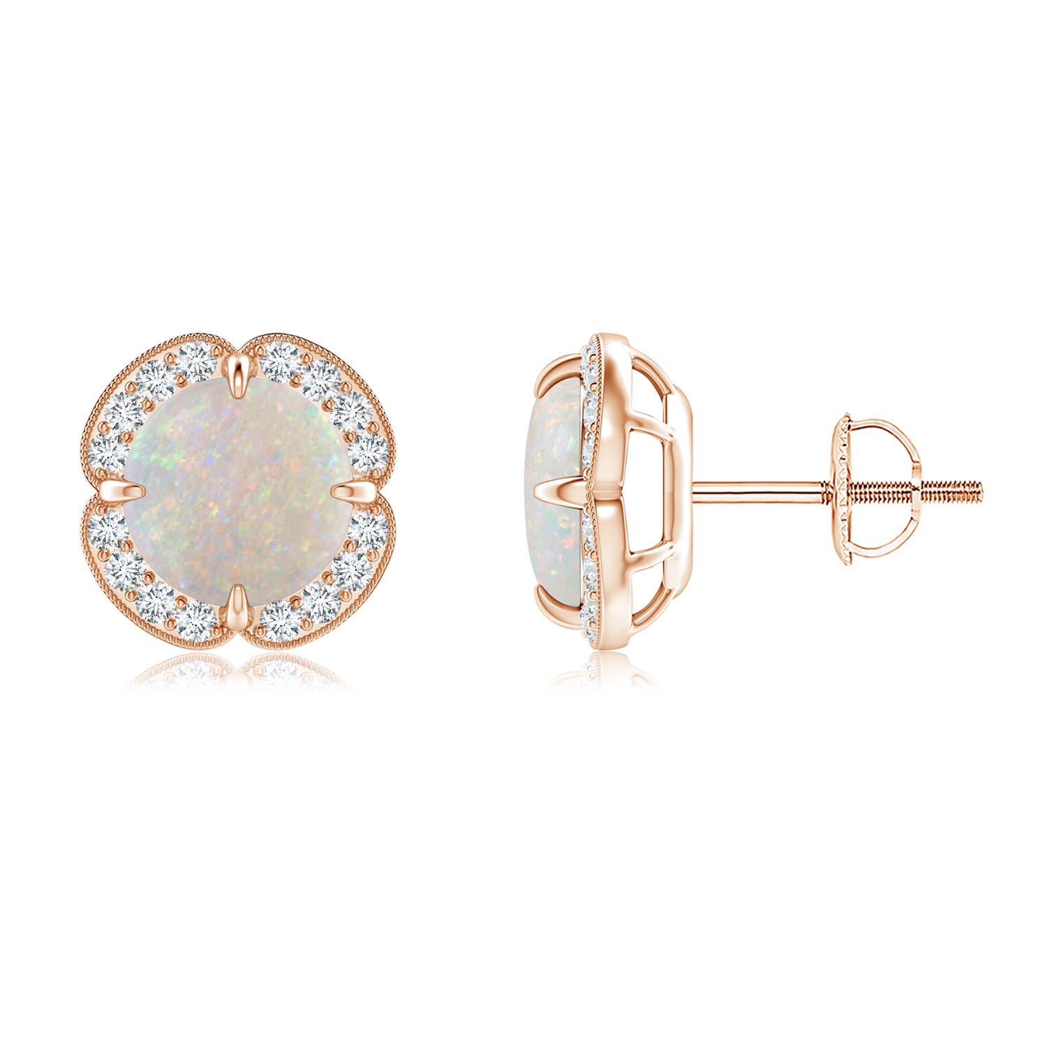 AA - Opal / 1.76 CT / 14 KT Rose Gold