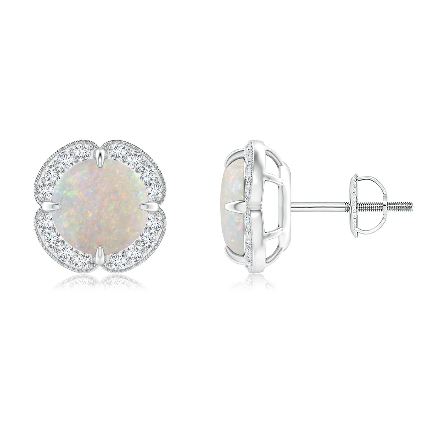 AA - Opal / 1.76 CT / 14 KT White Gold