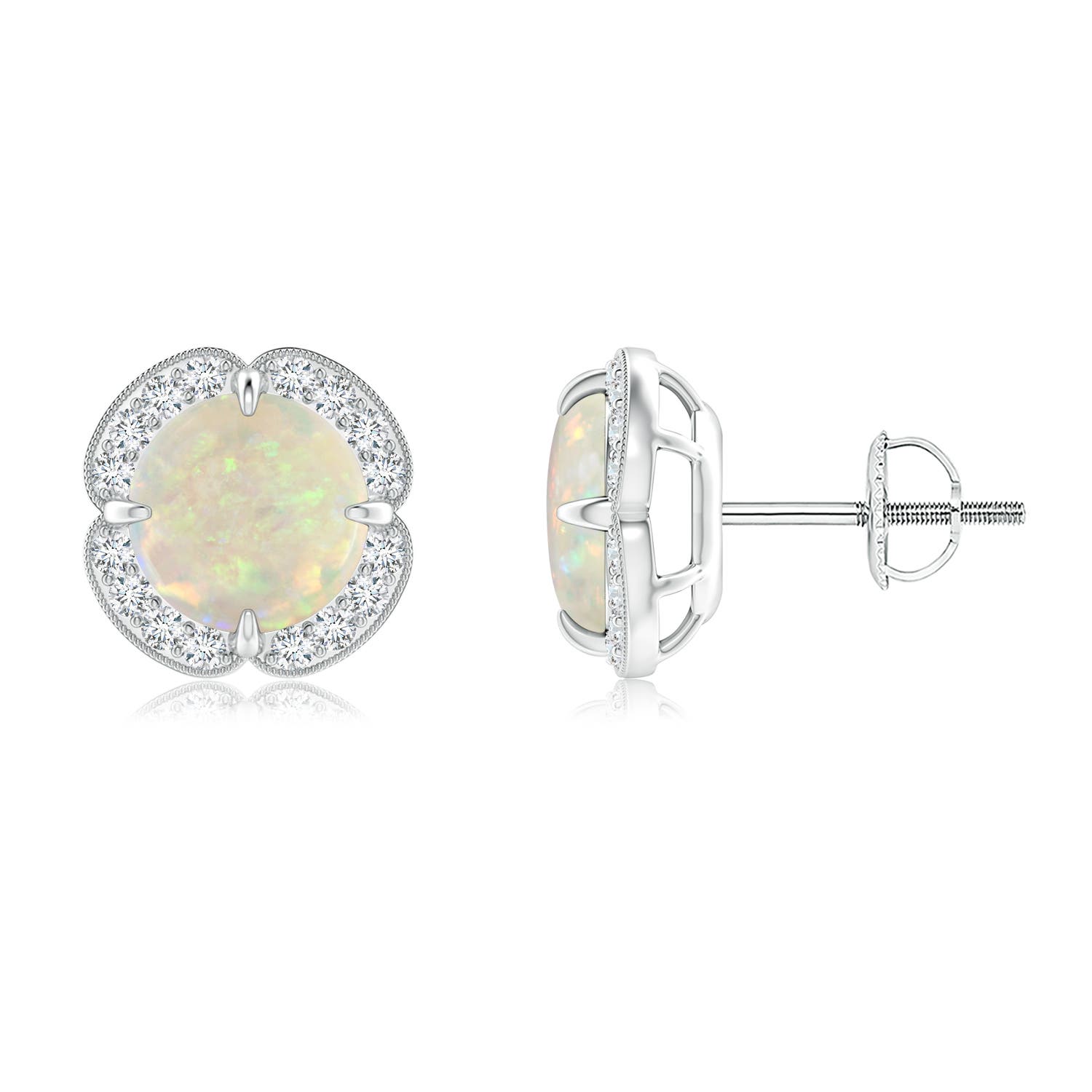 AAA - Opal / 1.76 CT / 14 KT White Gold