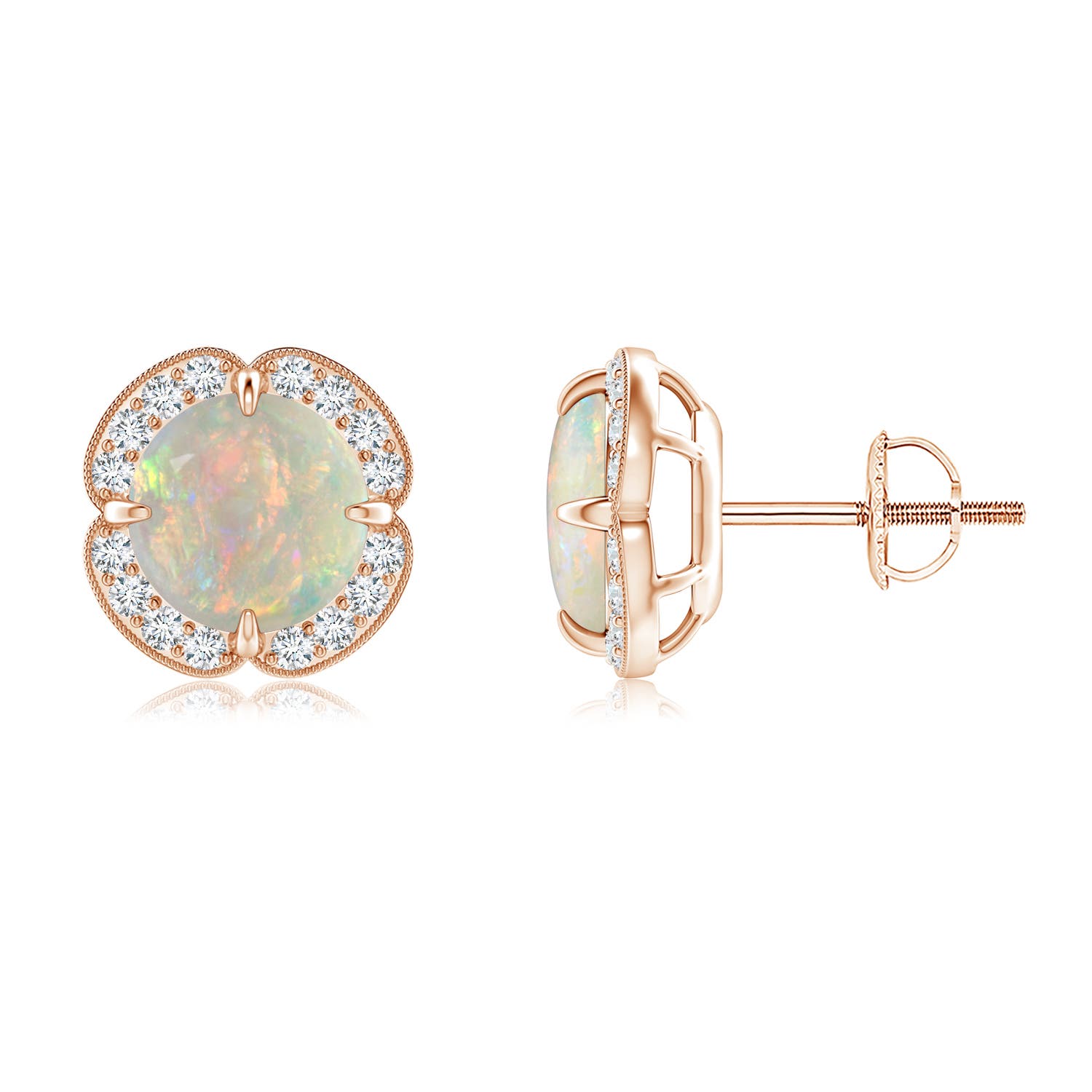 AAAA - Opal / 1.76 CT / 14 KT Rose Gold