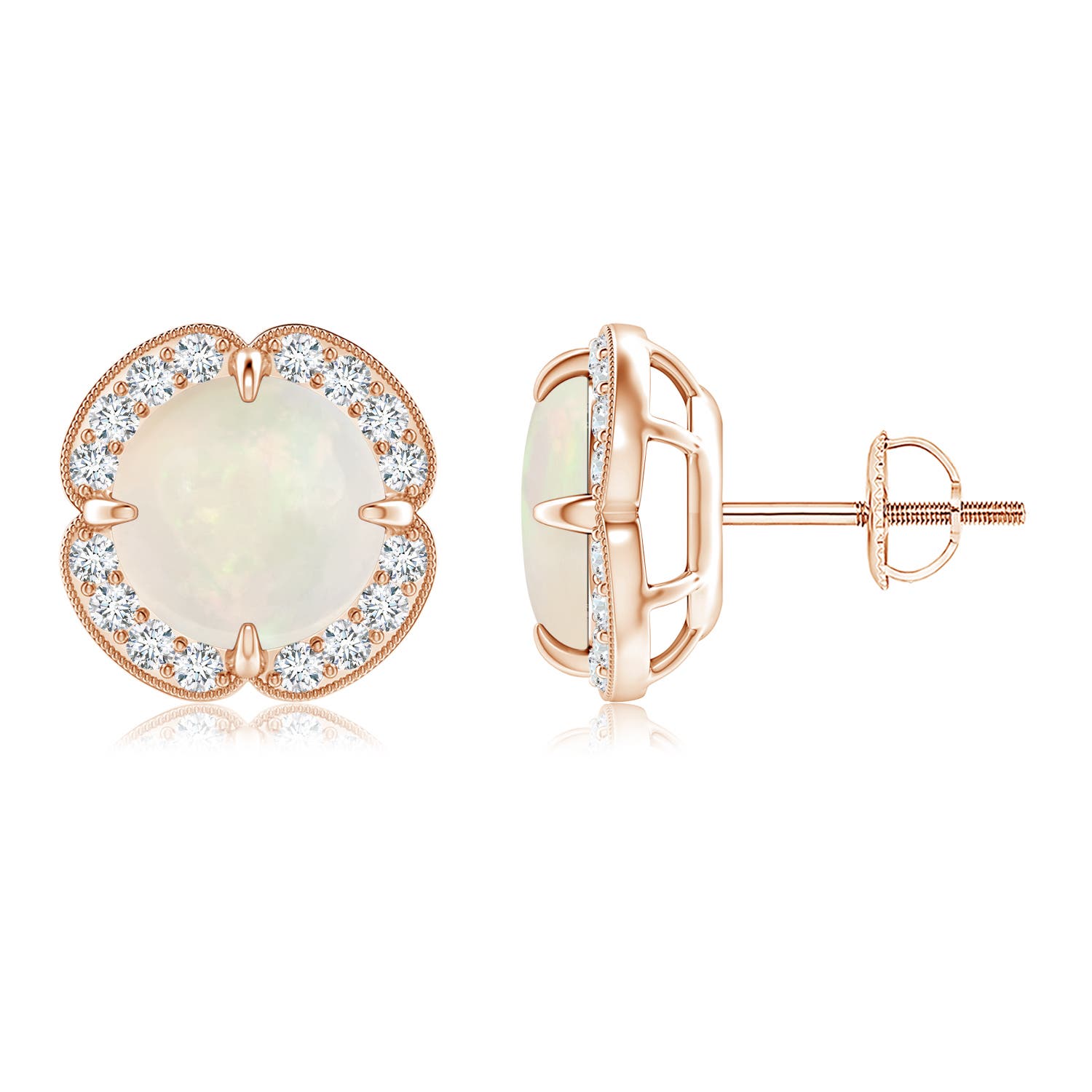 A - Opal / 2.75 CT / 14 KT Rose Gold