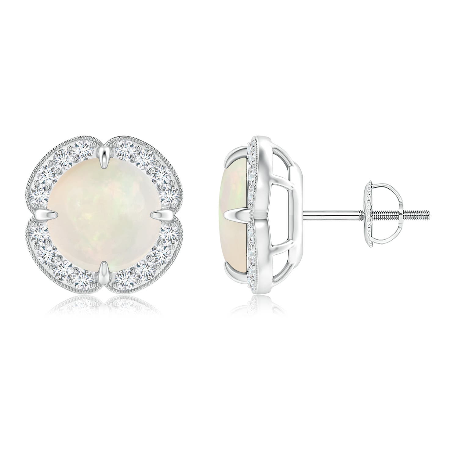 A - Opal / 2.75 CT / 14 KT White Gold