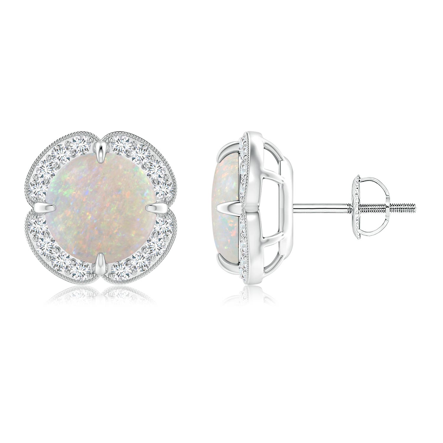 AA - Opal / 2.75 CT / 14 KT White Gold