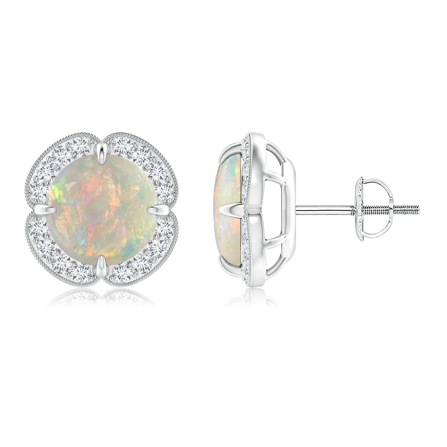 AAAA - Opal / 2.75 CT / 14 KT White Gold