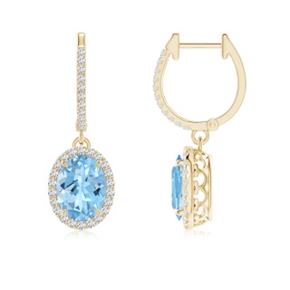 Oval AAAA Aquamarine