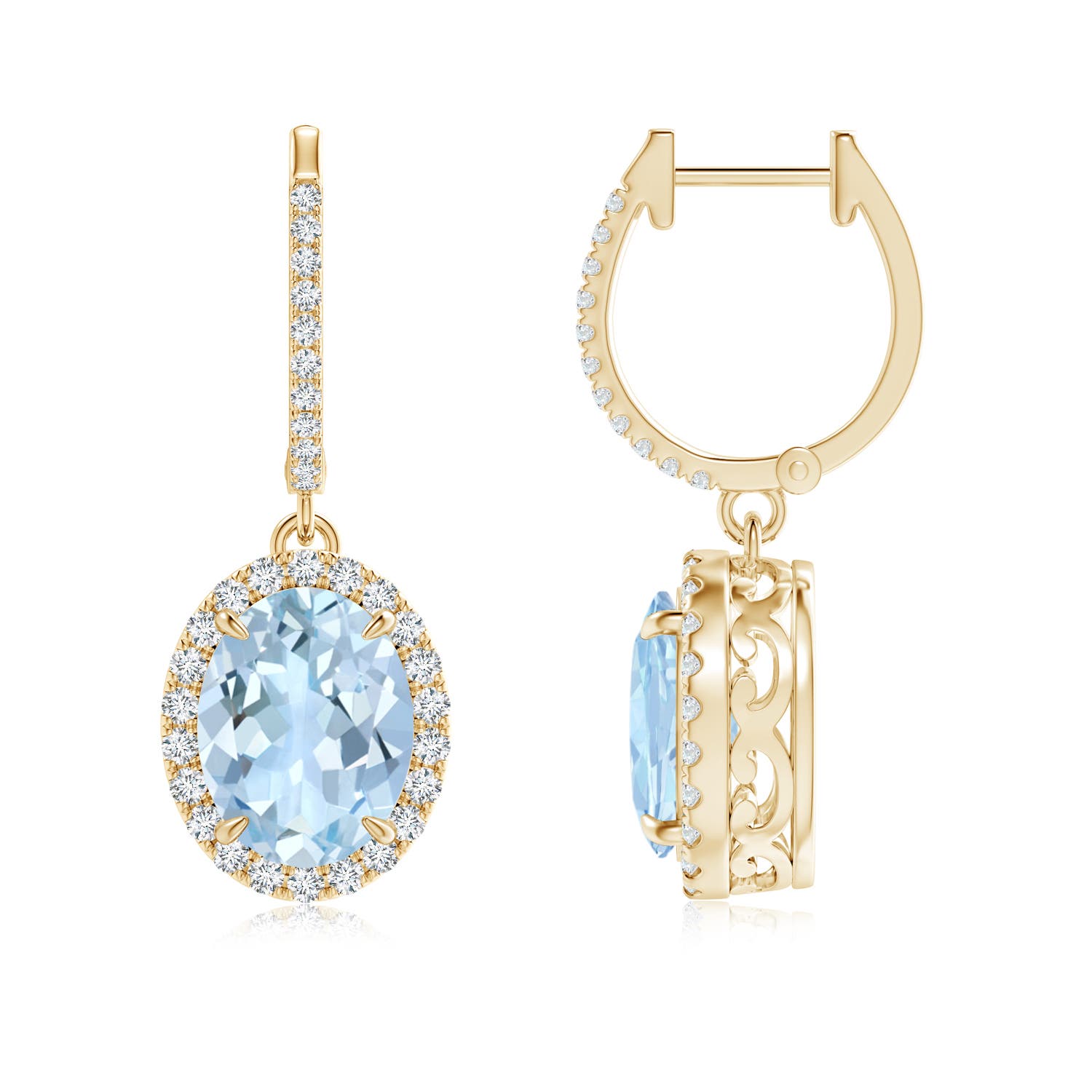 AA - Aquamarine / 3.46 CT / 14 KT Yellow Gold