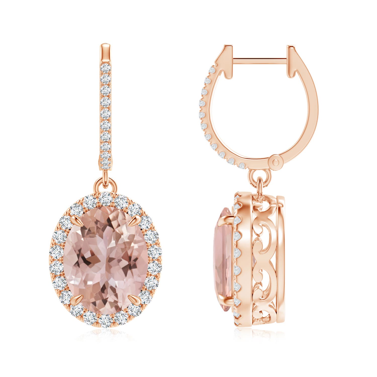 AAA - Morganite / 5.55 CT / 14 KT Rose Gold