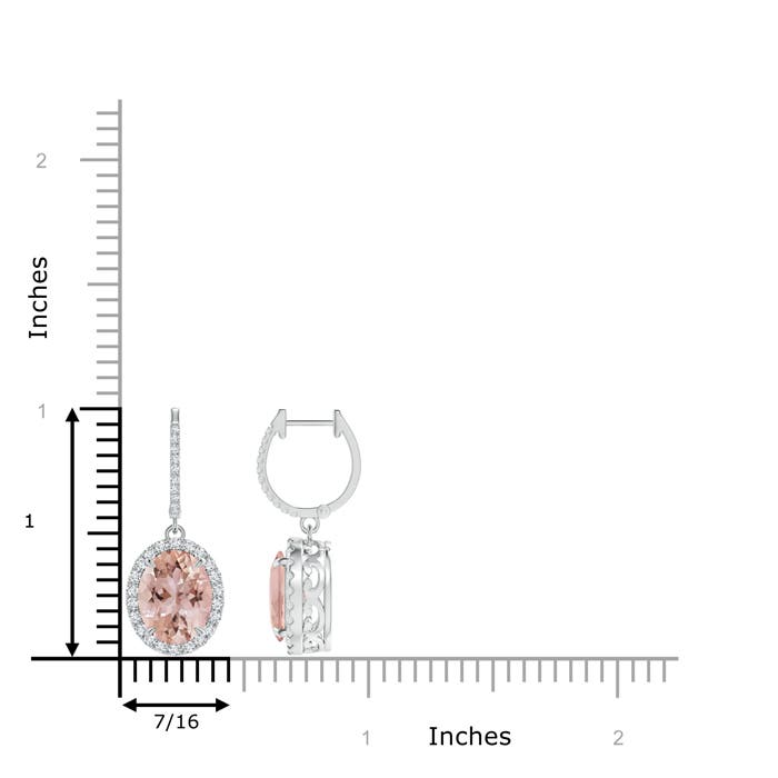 AAA - Morganite / 5.55 CT / 14 KT White Gold