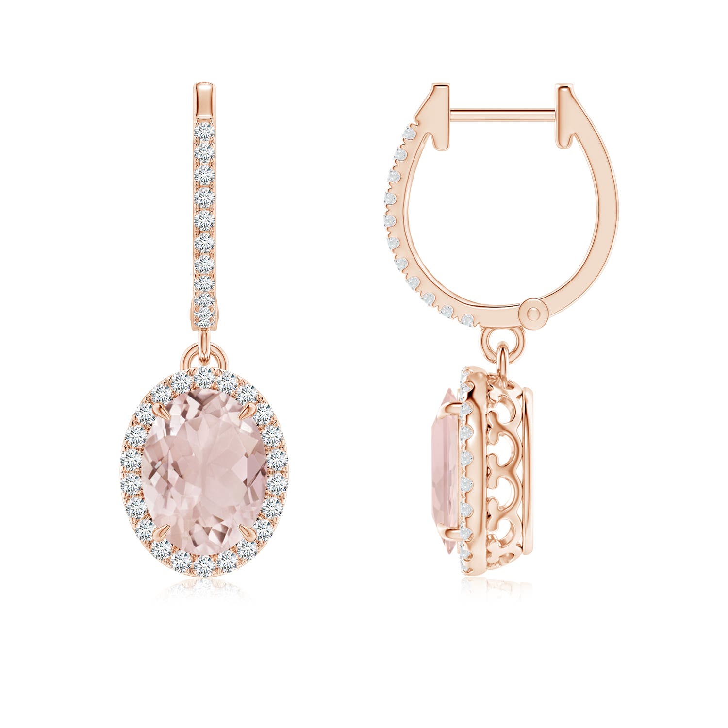 A - Morganite / 2.55 CT / 14 KT Rose Gold