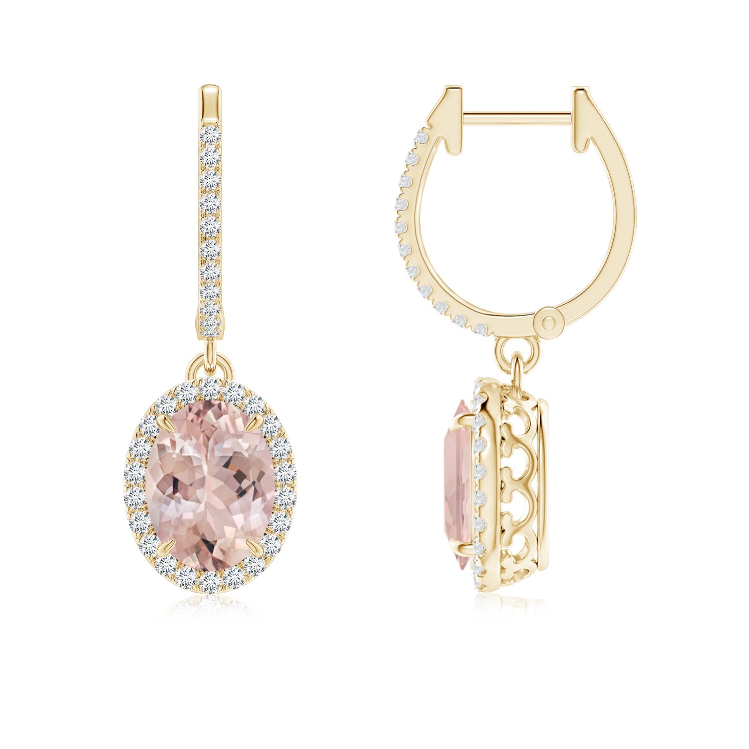 AA - Morganite / 2.55 CT / 14 KT Yellow Gold