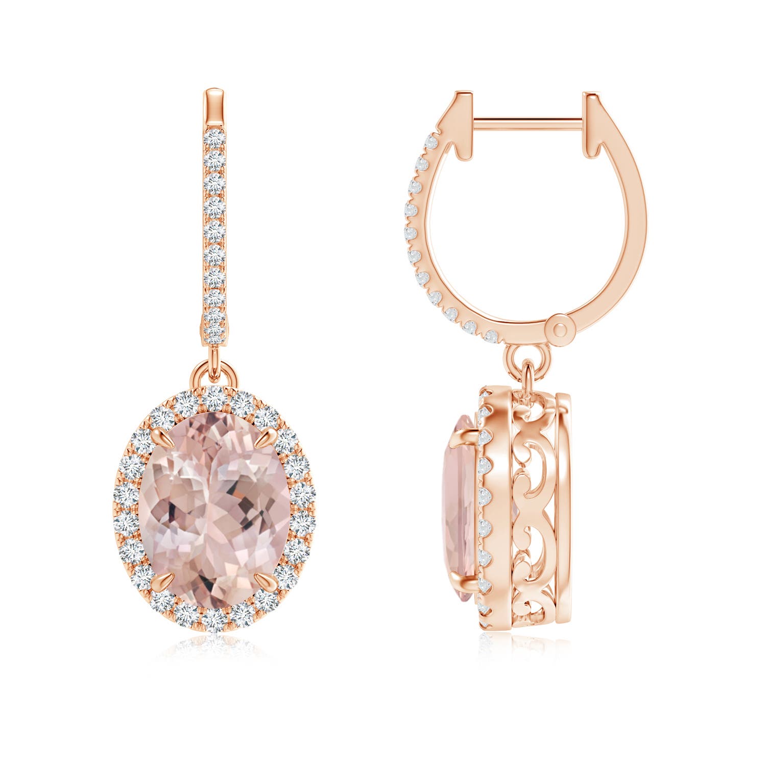 AA - Morganite / 3.76 CT / 14 KT Rose Gold