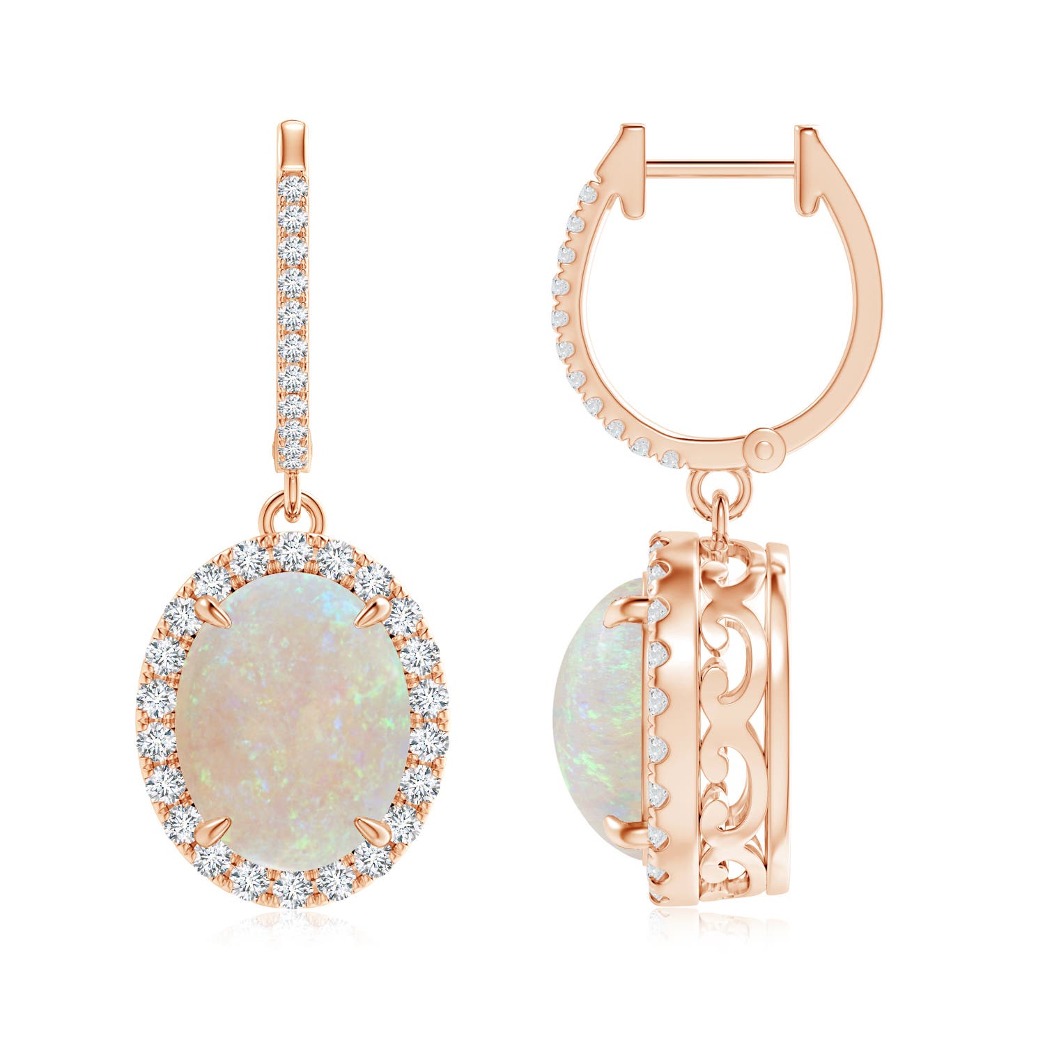 AA - Opal / 3.45 CT / 14 KT Rose Gold