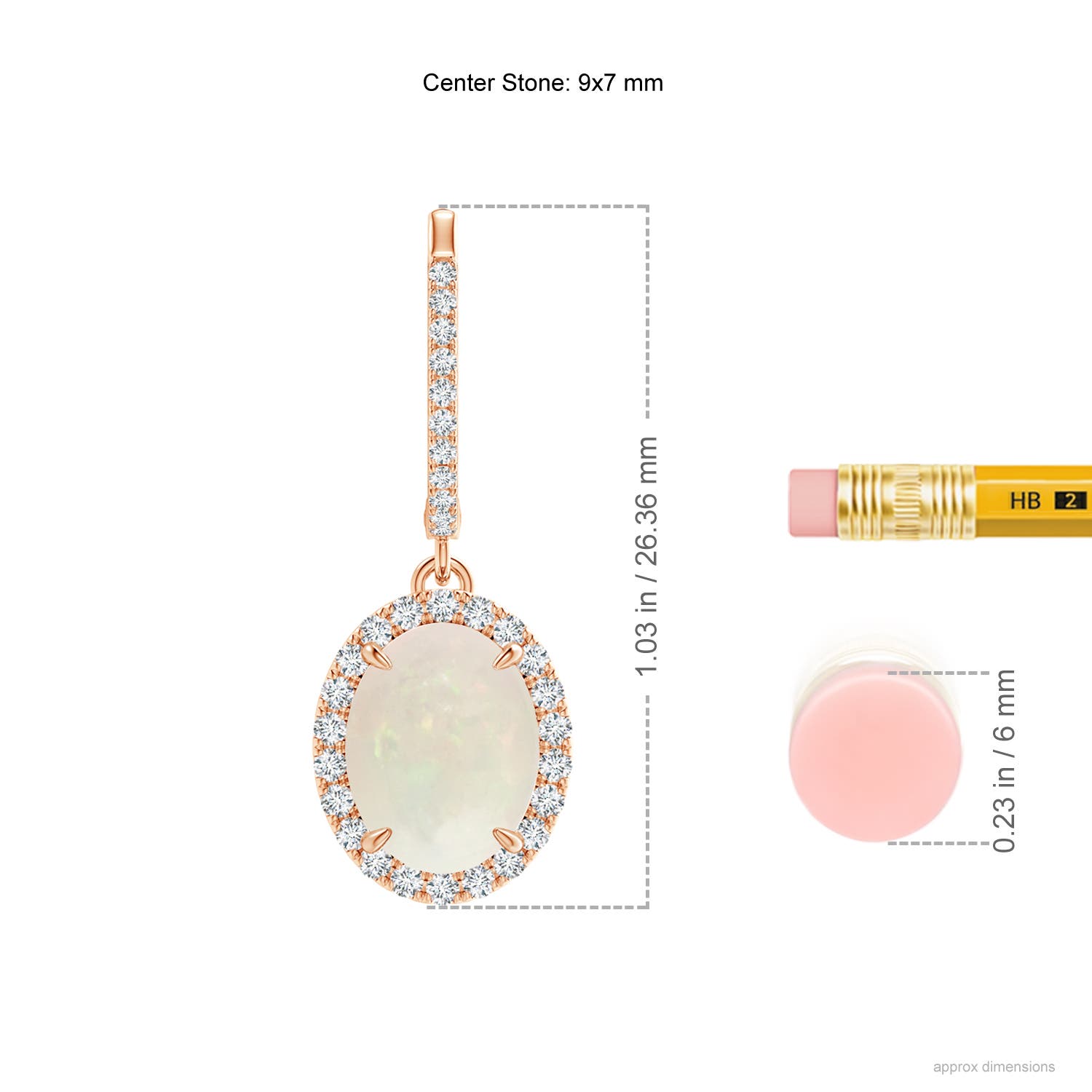 A - Opal / 2.66 CT / 14 KT Rose Gold