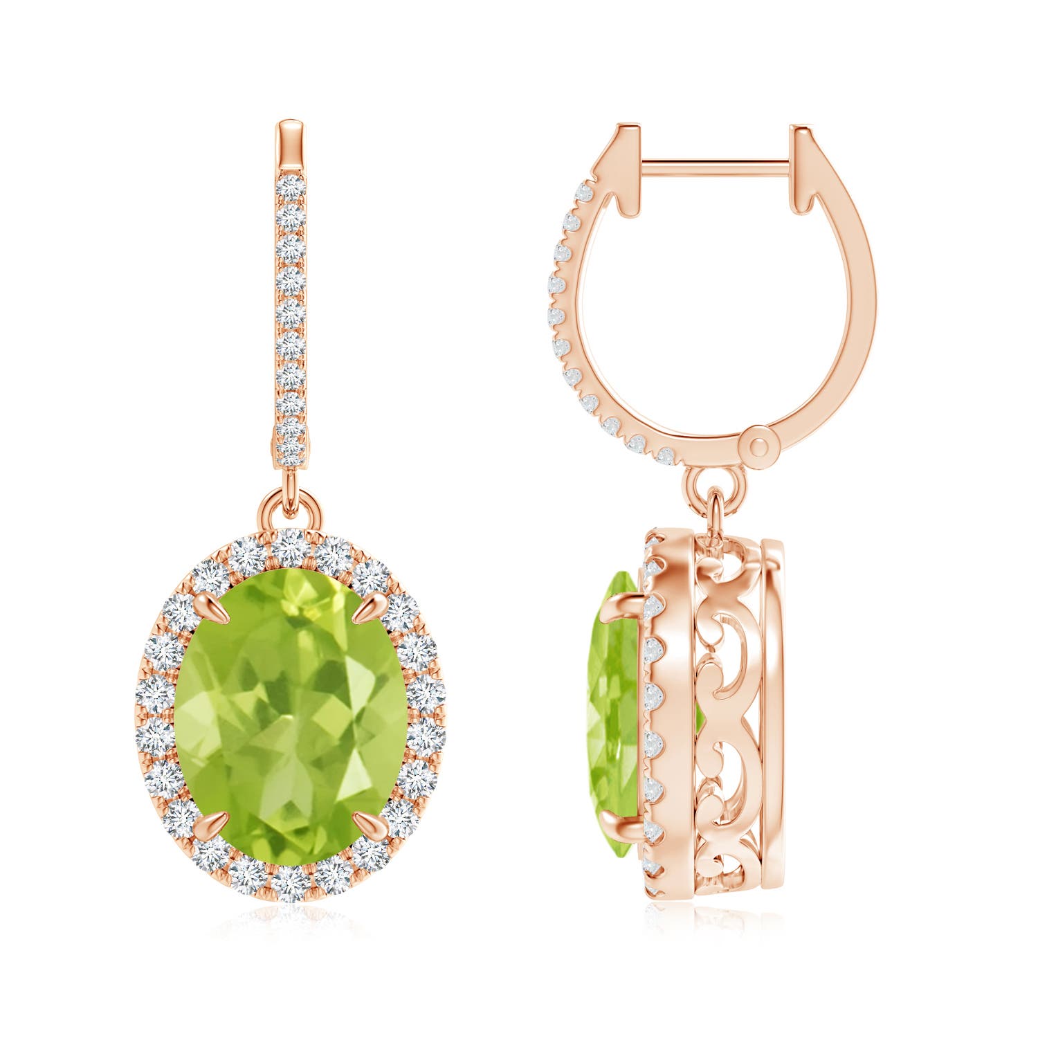 AA - Peridot / 5.75 CT / 14 KT Rose Gold