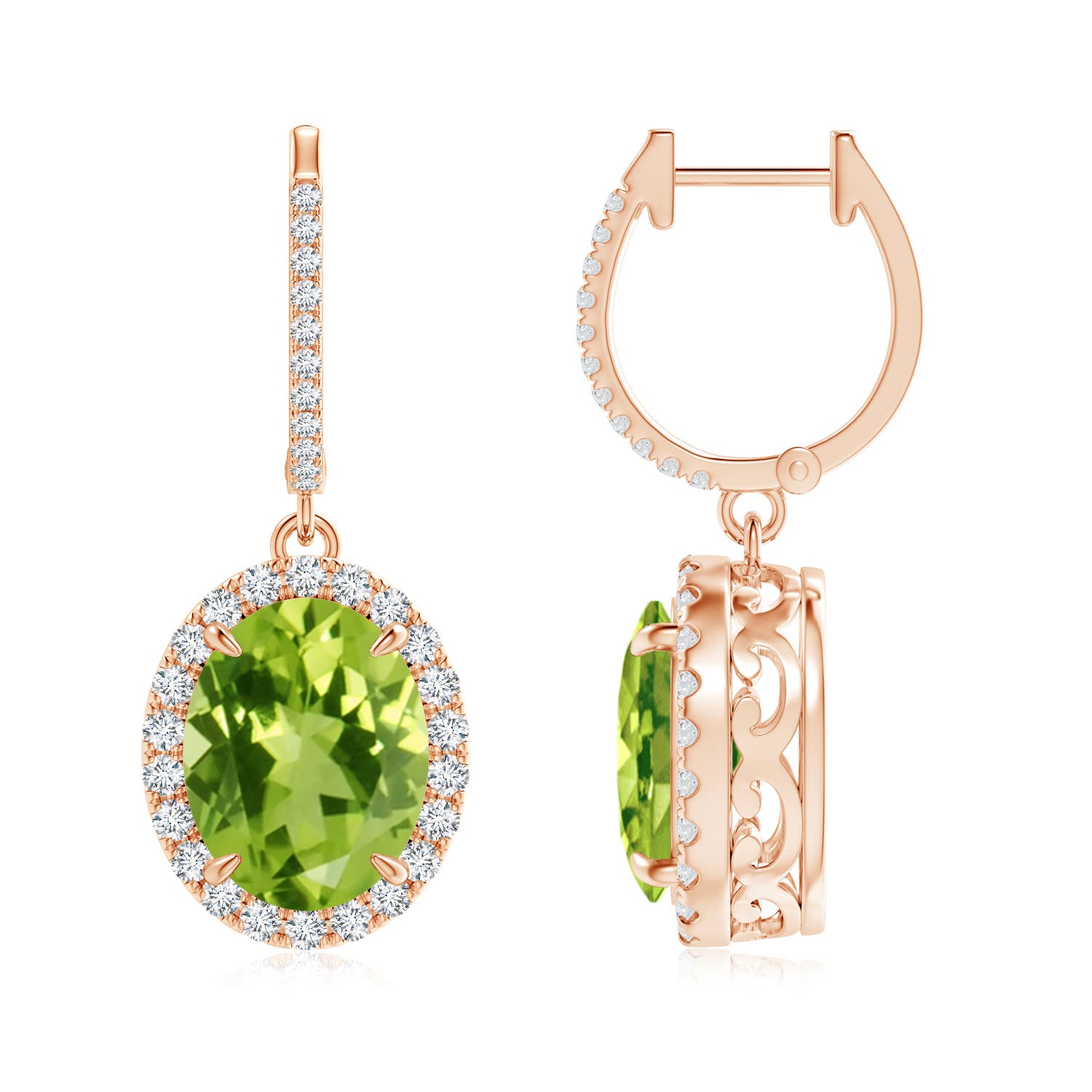 AAA - Peridot / 5.75 CT / 14 KT Rose Gold