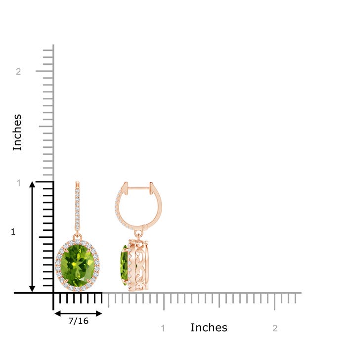 AAAA - Peridot / 5.75 CT / 14 KT Rose Gold