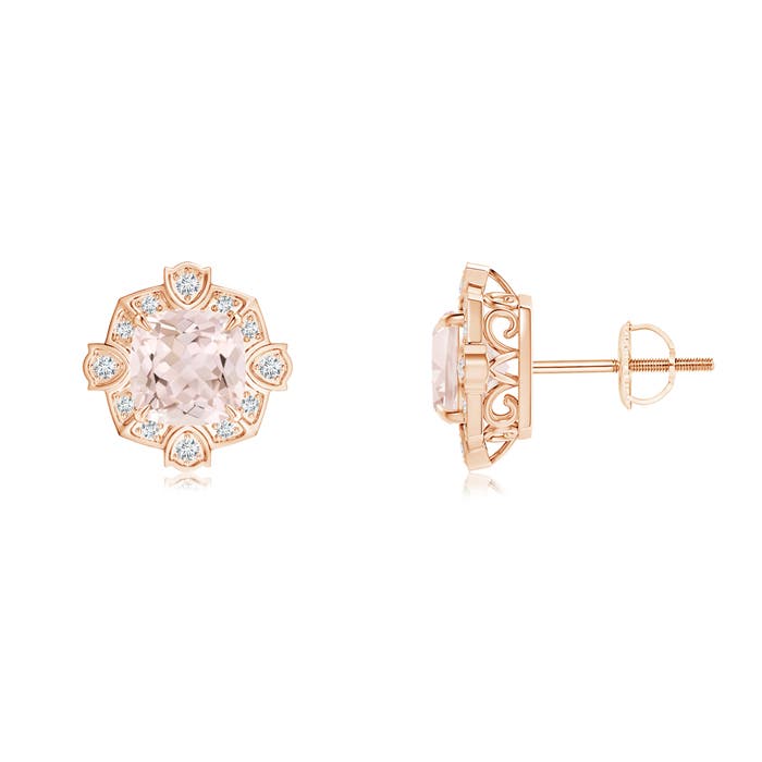 A - Morganite / 1.66 CT / 14 KT Rose Gold