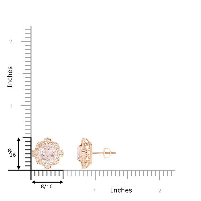 A - Morganite / 2.59 CT / 14 KT Rose Gold