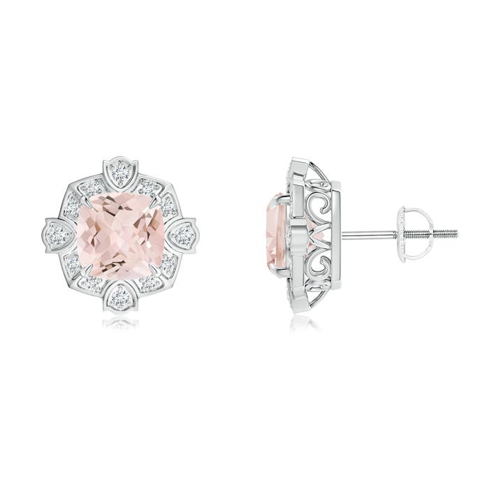 AA - Morganite / 2.59 CT / 14 KT White Gold