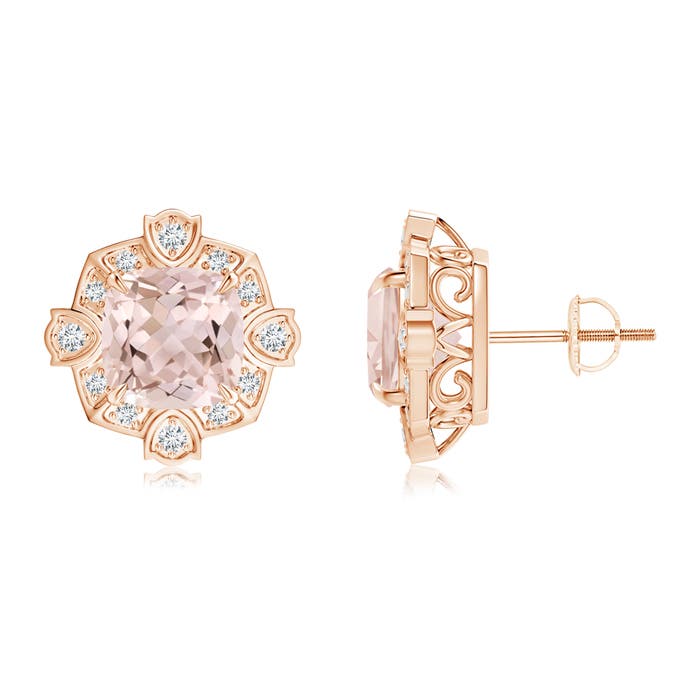 A - Morganite / 3.84 CT / 14 KT Rose Gold