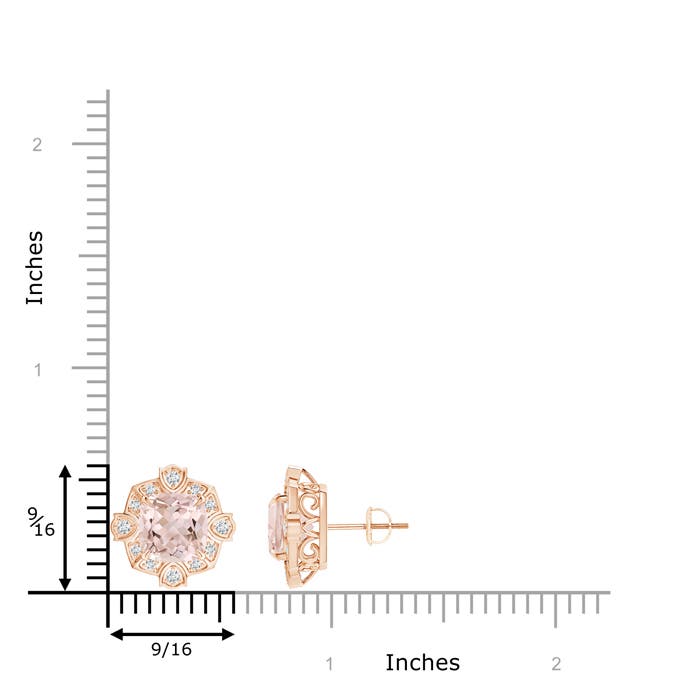 A - Morganite / 3.84 CT / 14 KT Rose Gold