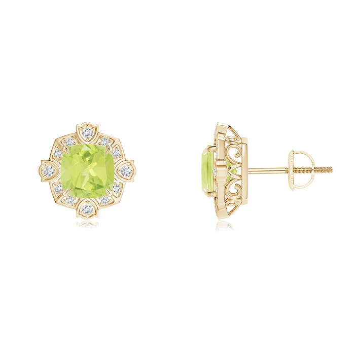 A - Peridot / 2.36 CT / 14 KT Yellow Gold