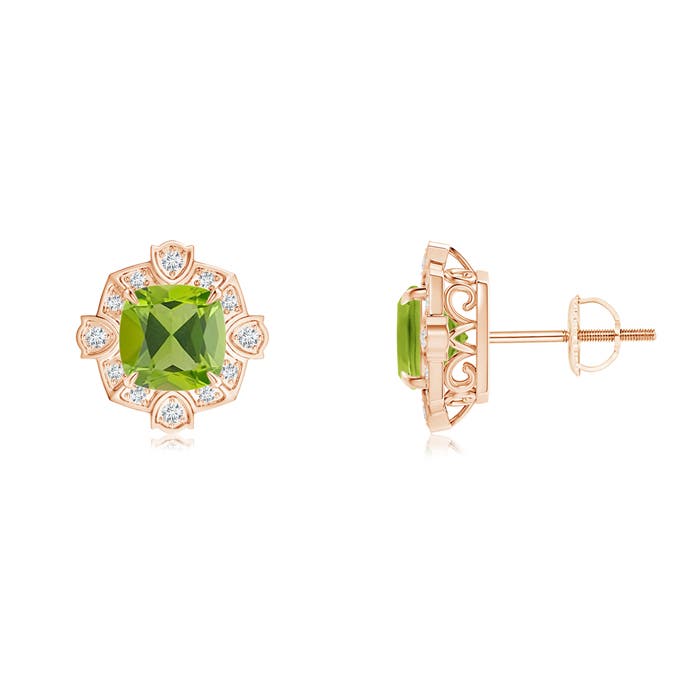 AAA - Peridot / 2.36 CT / 14 KT Rose Gold