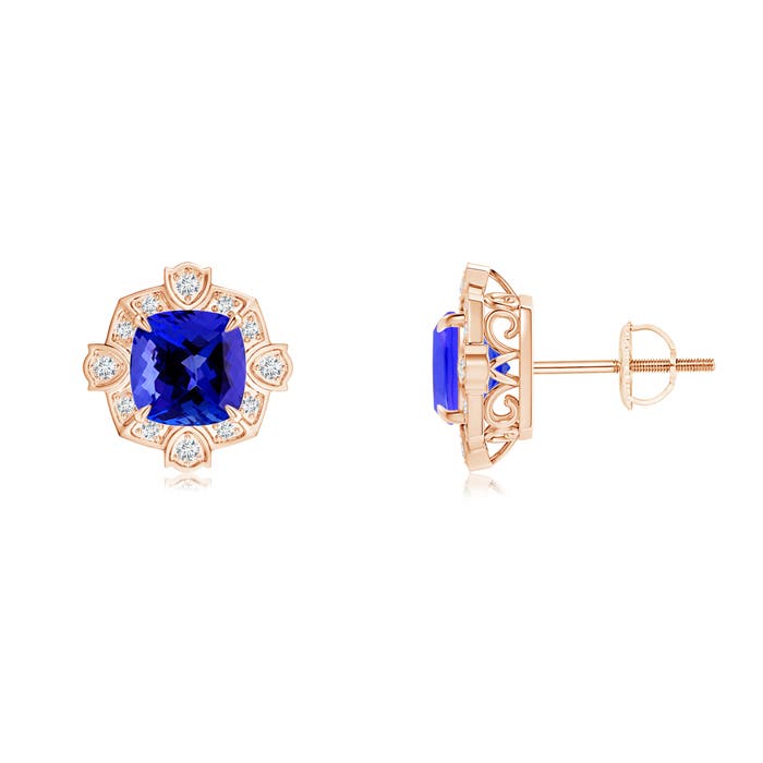 AAAA - Tanzanite / 2.26 CT / 14 KT Rose Gold