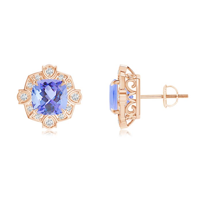 A - Tanzanite / 3.19 CT / 14 KT Rose Gold