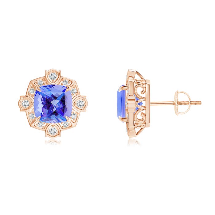 AA - Tanzanite / 3.19 CT / 14 KT Rose Gold