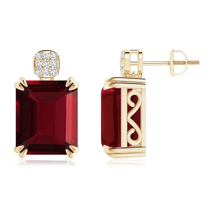 AAA - Garnet / 15.04 CT / 14 KT Yellow Gold