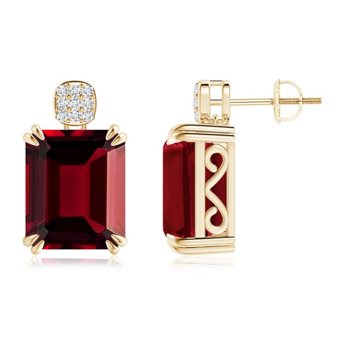 AAAA - Garnet / 15.04 CT / 14 KT Yellow Gold