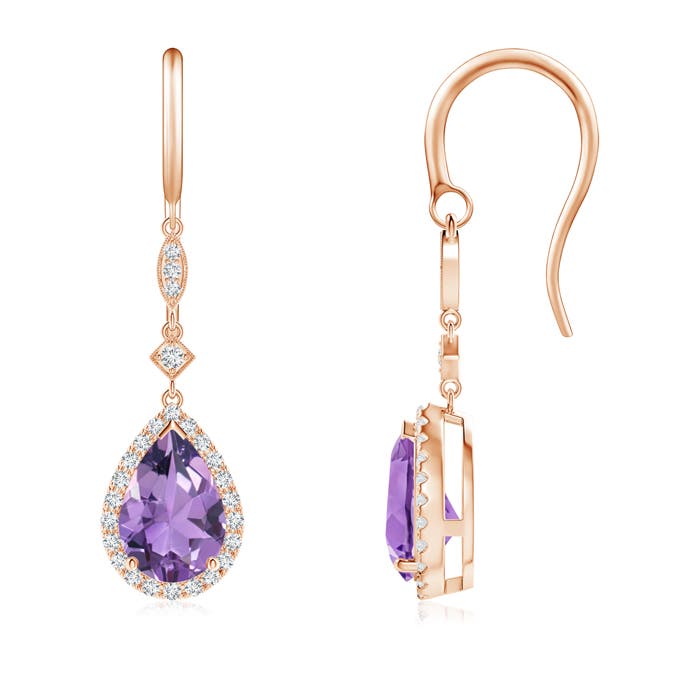 A - Amethyst / 2.36 CT / 14 KT Rose Gold