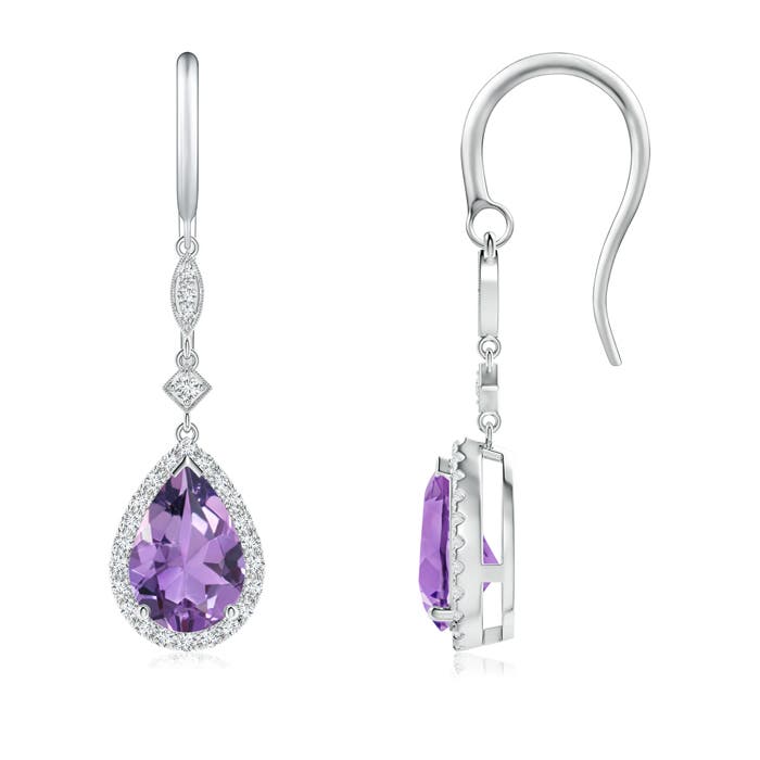 A - Amethyst / 2.36 CT / 14 KT White Gold