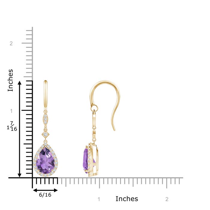 A - Amethyst / 2.36 CT / 14 KT Yellow Gold