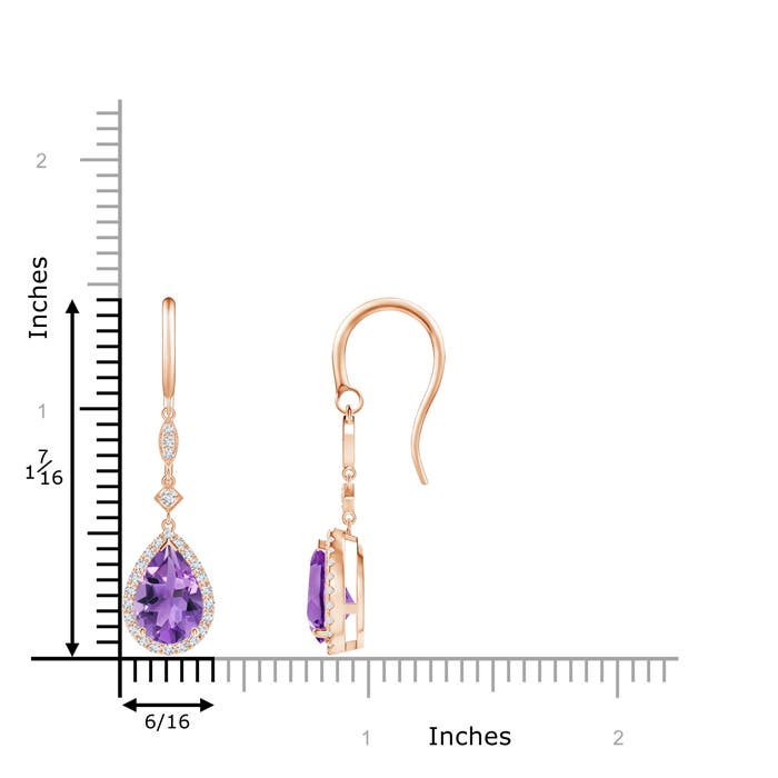 AA - Amethyst / 2.36 CT / 14 KT Rose Gold