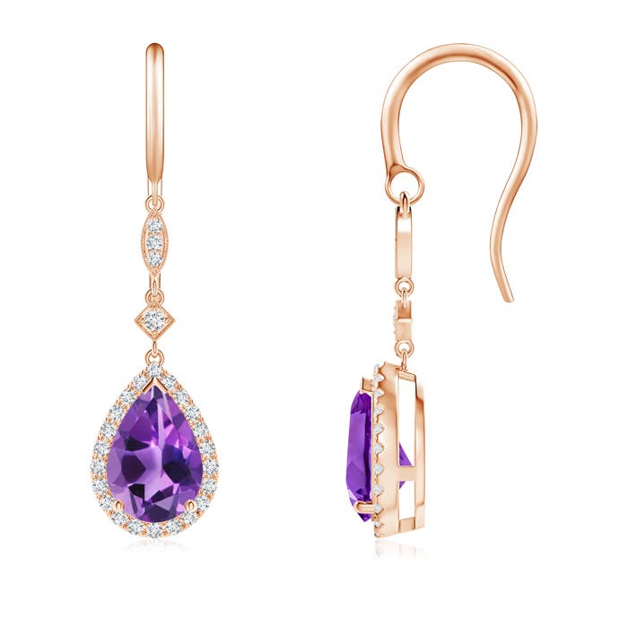 AAA - Amethyst / 2.36 CT / 14 KT Rose Gold