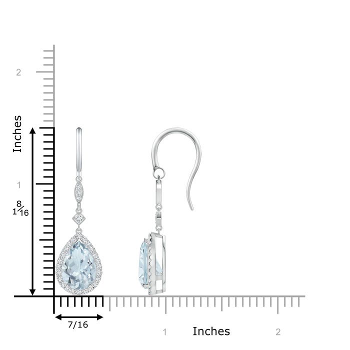 A - Aquamarine / 3.54 CT / 14 KT White Gold