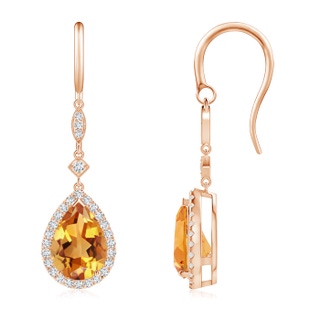 Pear AA Citrine