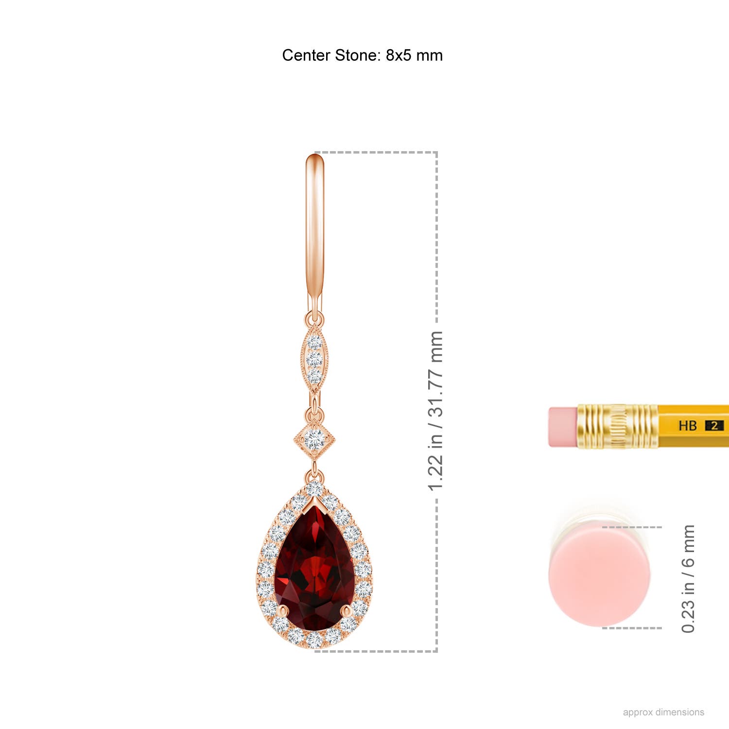 AAA - Garnet / 2.64 CT / 14 KT Rose Gold