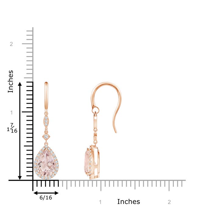 A - Morganite / 2.56 CT / 14 KT Rose Gold